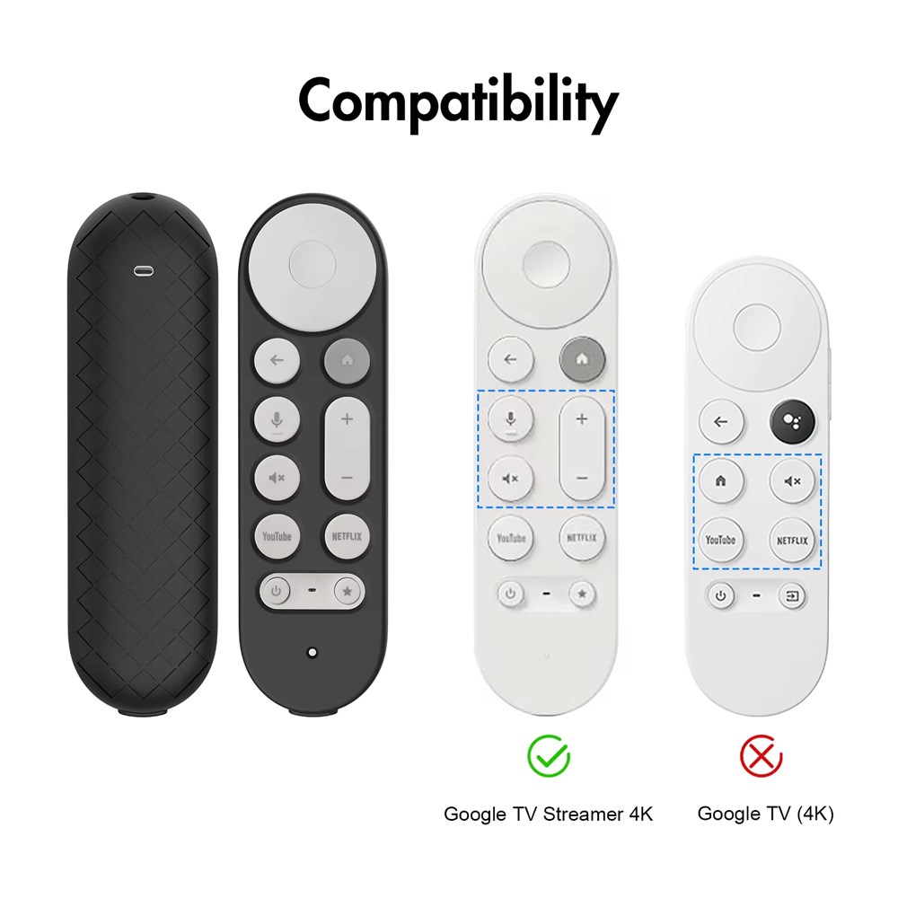 Google TV RC11 silicone cover detail 2