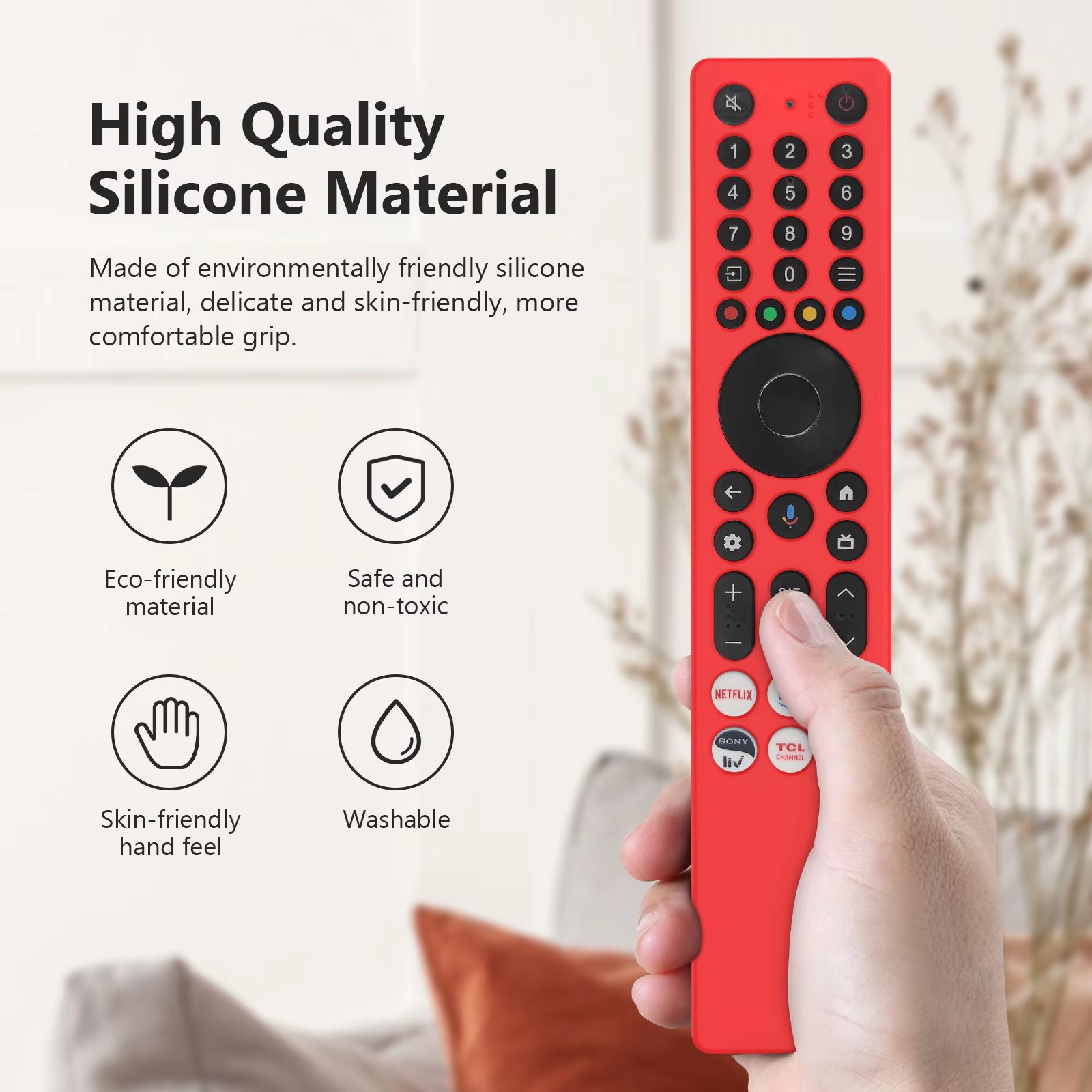 TCL RC17 silicone cover detail 4