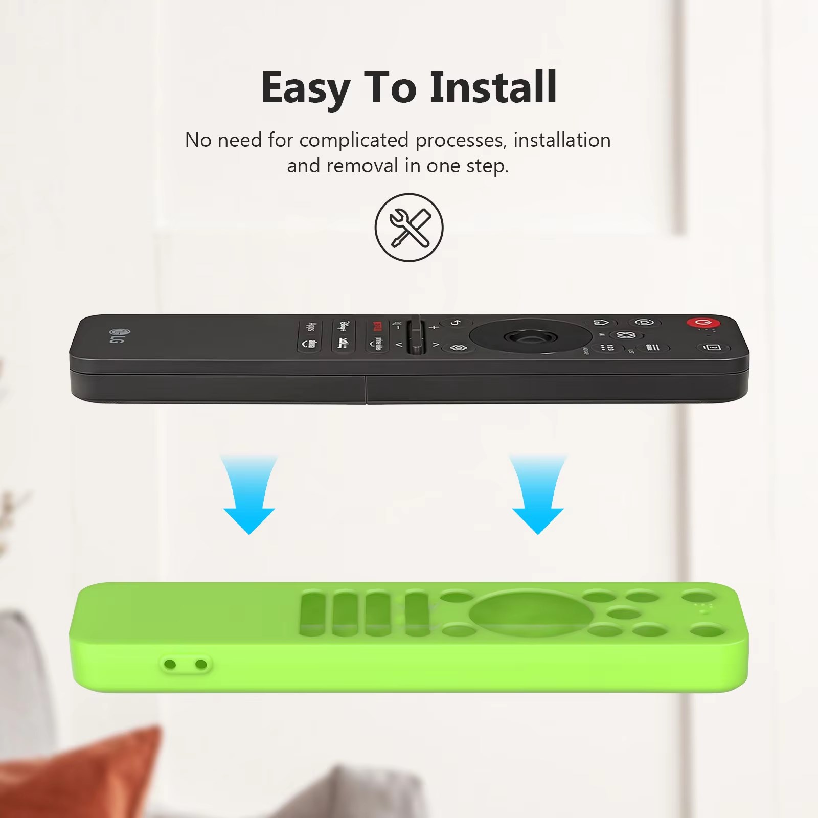 LG RC18 silicone cover detail 6